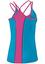 Adidas Womens Barricade Top- Intense Blue/Intense Pink