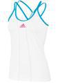 Adidas Womens Barricade Top- White/Intense Blue/Intense Pink