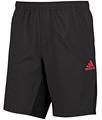 Adidas Mens Barricade Shorts- Black/Red