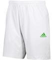 Adidas Mens Barricade Shorts- White/Intense Green