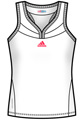 Adidas Girls AzF Tank- White