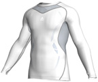 Adidas Mens Techfit Preparation Longsleeve Top- White