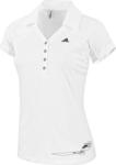 Adidas Womens Response Court Polo SS10- White/Black