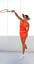 Adidas Womens Adilibria Dress- Orange