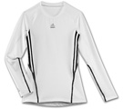 Adidas Boys Techfit Longsleeve Top- White