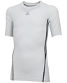 Adidas Boys Techfit Shortsleeve Tee- White