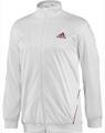 Adidas Mens Barricade Woven Jacket- White/University Red