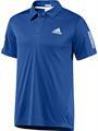 Adidas Mens Barricade Trad Polo- Blue Beauty/University Red/White