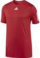 Adidas Mens Barricade Theme Polo- University Red/White