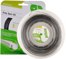 Prince Poly Spin 3D Tennis Strings- Gauge 17 Set/Reel (Black)