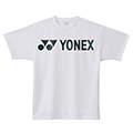 Yonex Mens Plain Logo T-Shirt- White (P0020E)