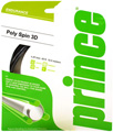 Prince Hybrid Spin 16 Tennis String Set (Black/Natural)