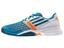Adidas Mens adiZero Feather III Tennis Shoes - White/Blue - thumbnail image 2