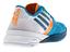 Adidas Mens adiZero Feather III Tennis Shoes - White/Blue - thumbnail image 5