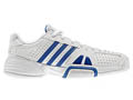 Adidas Kids Barricade Team 2 xJ Junior Tennis Shoes - White/Prime Blue
