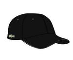 Lacoste Kids Kubain Tennis Cap- Black