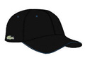 Lacoste Kids Kubain Tennis Cap- Black/Blue