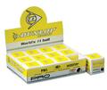 Dunlop Pro (Double Yellow Dot) Squash Balls (1 Doz)