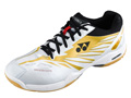 Yonex SHB F1 LTD Mens Badminton Shoes- White/Gold