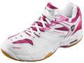 Yonex SHB SC3 Womens Badminton Shoes- White/Rose-Pink