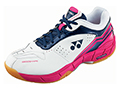 Yonex SHB SC4LX Womens Badminton Shoes- White/Pink