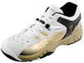 Yonex Kids SHT 307 JR Junior Tennis Shoes- White/GoldNew