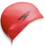 Speedo Adult Moulded Silicone Cap- Flame Red