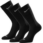 Nike Cotton Half-Cushion Crew 3PPK- Black