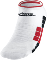 Nike Waffle No-Show (Ankle High) Socks- White/Red (1 PP)