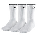 Nike Cotton Half-Cushion Crew Socks (3 Pair)- White