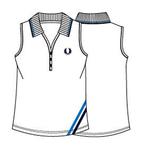 Fred Perry Womens Performance Sleeveless Top- Navy
