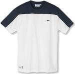 Lacoste Mens Roddick Tee - White/Eclipse Blue