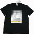 Lacoste Mens Siamois Crew Neck Top- Black/WhiteNew