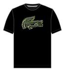 Lacoste Mens Belinda Tee Black/LimeNew