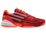 Adidas Mens adiZero Feather Tennis Shoes- Red-S09//White/Infrared