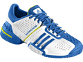  Adidas Barricade 6 Tennis Shoes- White/Signal Blue