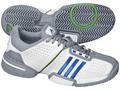 Adidas Barricade 6 Tennis Shoes- Silver/Fresh Blue/White