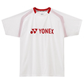 Yonex Mens Logo T-Shirt- White/Red (U5200)