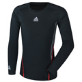 Adidas Boys Techfit Longsleeve Top- Black