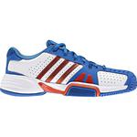 Adidas Kids Barricade 6.0 xJ Junior Tennis Shoes- White/Collegiate Royal/Onixnew