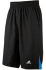  Adidas Mens Barricade 3/4 Training Pant- Black/Fresh Blue