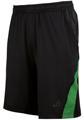 Adidas Mens Barricade Bermuda Shorts- Black/Intense Green