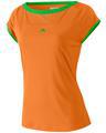 Adidas Womens adiZero Capsleeve Top- Fresh Orange/Intense Green