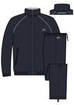 Lacoste Mens Stand-up Collar Tracksuit- Steel Blue