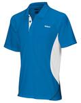 Wilson Mens Performance Polo- Pool /White