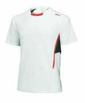 Wilson Mens Short Sleeve Tee - White/Black/Wilson Red