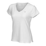 Wilson Womens Short Sleeve V Neck Tee - White