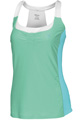 Wilson Womens Monarch Tank- Jade/Sheer Sky/White