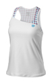 Wilson Womens Sweet Spot Racerback Tank - White / Cyan