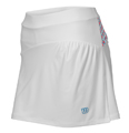 Wilson Womens Passion Skort - White / Super Pink / Cyan